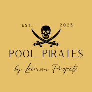 Pool Pirate Logo in gold