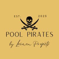 Pool Pirates Logo in Gold